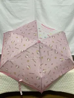 ハローキティ 折りたたみ傘 ピンク