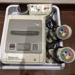 Nintendo Super Famicom 本体 + コントローラー+ ソフト