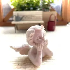 フ*合様 H-3 天使の置物　ドイツ製　5cmx5cmx4cm アイボリー色のサムネイル