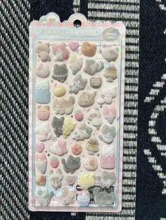 【正規品】ボンボンドロップシール　ねこねこふわふわ