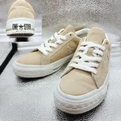 【米国製】 コンバース ワンスター USA スエード 90s ベージュ 24cm