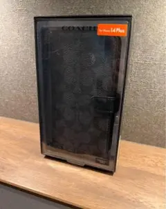 【最安値】COACH コーチ iPhone 14 Plus 手帳型