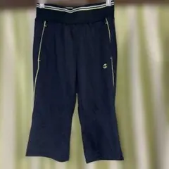Champion ネイビー クロップドパンツ　レディース