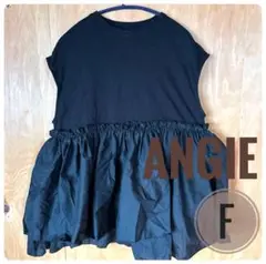 ●ANGIE アンジー ペプラム ノースリーブ TEE