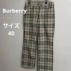 Burberryノバチェックパンツ　サイズ40