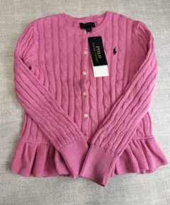 《未使用・タグ付き》ラルフローレン ペプラムカーディガン　女の子