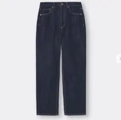 GU Mサイズ ハイウエストストレートジーンズ