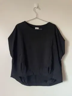 DOORS コットンバックタックフレンチプルオーバー　ブラック