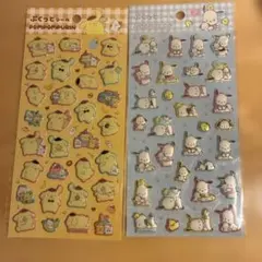 ポムポムプリン・ポチャッコ ぷくっとシール