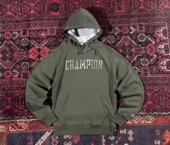 champion チャンピオン プルオーバー パーカー オリーブ S