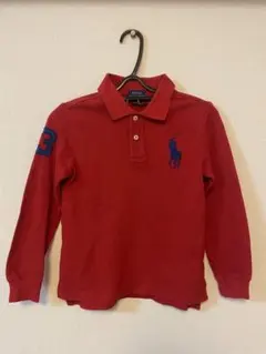 Polo Ralph Lauren 赤 ポロシャツ 長袖130㎝