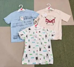 【新品未使用】 半袖Tシャツ 110cm 3枚セットのサムネイル