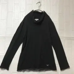 【SHOO・LA・RUE 】シューラルー　ブラックタートルネック長袖Tシャツ