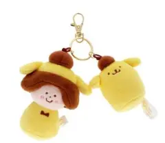 mizutamaサンリオ　ポムポムプリン　ぬいぐるみホルダー　マスコットチャーム