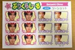 【貴重？】嵐／大野智　ぷりくらしーる　アイドルシール