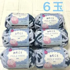 ダイソー　あむころ　MOLE YARN チルナイト　6玉セット