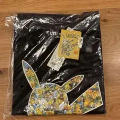 ユニクロ UT ポケモン ピカチュウ Tシャツ ブラック 3XLサイズ