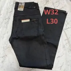 ヌーディージーンズ リーンディーン ブラックンブルー W29 L32 新品未 
