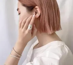 ✳︎美品✳︎ flavour シルバー レースモチーフリングのサムネイル