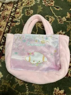 상태좋음 Sanrio こぎみゅん ふわふわ ミニバッグ トートバッグ