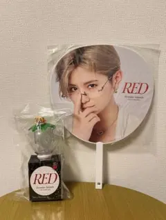 山田涼介　RED ライブツアー　2025 グッズ　ペンライト　うちわ　セット うちわ 山田涼介 LIVE TOUR 2025 RED 新品未開封 の通販 by ぬち