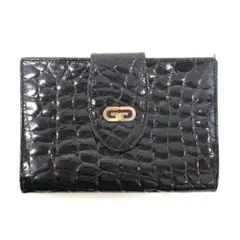 希少 GUCCI クロコダイル 鰐革 2つ折り財布 GGゴールド金具 正規品 黒 2025年最新】gucci クロコ 財布の人気アイテム - メルカリ
