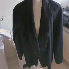 Y's 黒 ボタン付きジャケット M