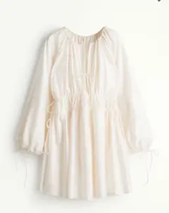 【年末セール】 H&M バルーンスリーブシャツ 白 XS 完売品