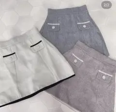 EvelynポイントビジューSK 量産型ガーリーかわいいミニスカート