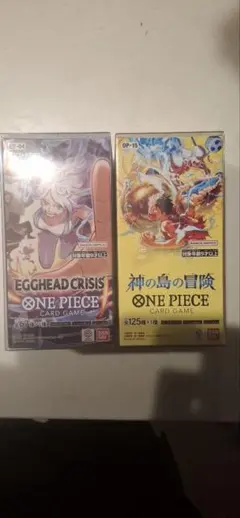 ワンピースカード　EGGHEAD　CRISIS▪︎神の島の冒険 テープ付BOX