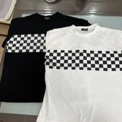 COMME CA ISM Tシャツ 150A 白黒2枚セット