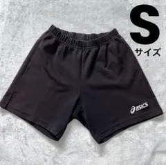 asics アシックス 黒 メッシュパンツ Sサイズ