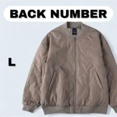 未使用 BACK NUMBER 中綿キルティングブルゾン L