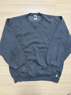 1990s russell vintage sweat チャコール　USA製