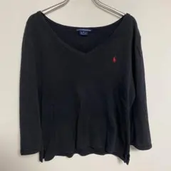 Ralph Lauren Sport 七分袖カットソー ブラック L レディース