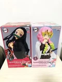 鬼滅の刃 GLITTER & GLAMOURS フィギュア2体