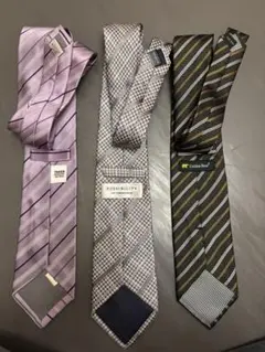 ネクタイ　ストライプ　3本セット