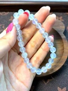 アクアマリン 約5mm ブレスレット 天然石