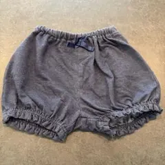 ネイビー フリル付きショートパンツ 90