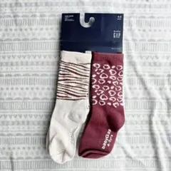 ベビーギャップ◎アニマル柄◎靴下◎16-18センチ◎未使用品