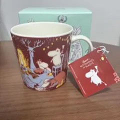 新品 ムーミン アラビア マグ 0.3L フェスティブモーメント 80