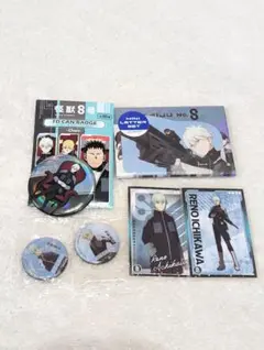 怪獣8号 市川レノ ミニレター ビッくらポン マグネット ステッカー 缶バッジ