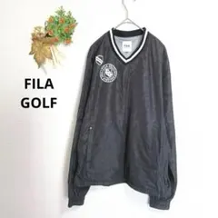 a1546 フィラゴルフ　あったかゴルフウェア　トップス　長袖　防寒　古着　M