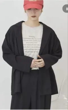 AMERICAN HOLIC 【接触冷感】ニュアンスオーバージャケットのサムネイル