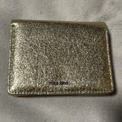ニコアンド　niko and 財布　金　ゴールド　新品　二つ折り