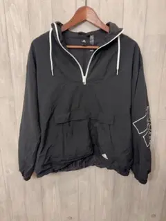 adidas フード付き ブラック アウター　Sサイズ