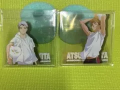 ハイキュー　北信介　宮侑　文房具カフェ　アクリルコースター