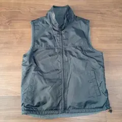 OLD UNIQLO リバーシブルナイロンベスト 黒灰 00s 90s ユニクロ