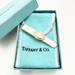 【美品・希少】ティファニー 18k シルバー ネクタイピン ゴールド 金 保存箱のサムネイル