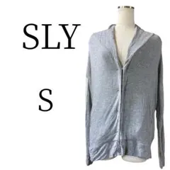 ★美品 SLY スライ グレー 長袖 シャツ・ブラウス S